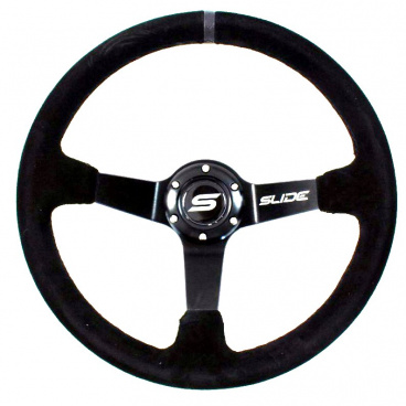 Sportlenkrad WRC schwarzes Wildleder 350 mm
