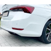 Skoda Octavia 4 2020+ Auspuffblenden mit Mittelstreifen, schwarz glänzend