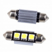 Glühbirne 3 LED SMD Sulfit 39 mm weiß 6000K 12V CAN-BUS - 2 Stk