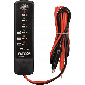 Tester autobaterií LED