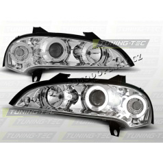 OPEL TIGRA 1994-00 FRONTKLARLEUCHTEN ANGEL EYES CHROM
