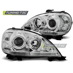 MERCEDES W163 ML M-KLASSE 09.2001-05 FRONTLEUCHTEN AUS KLAREM CHROM