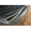 Edelstahlabdeckung – schwarzer Schwellenschutz für die hintere Stoßstange Volvo XC60 2013–17