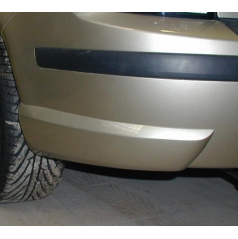 Heckstoßstangenverlängerung, silber matt – Škoda Fabia I. Kombi/Limousine 2000–2007