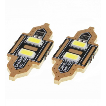Sulfitlampen VERTEX Festoon C5W 2xSMD 5730 12V 31mm Sulfitlampen VERTEX Festoon C5W 2xSMD 5730 12V 31mm