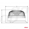 Warnleuchte W213b 3 Schrauben R65 R10 18LED 12/24V IP56