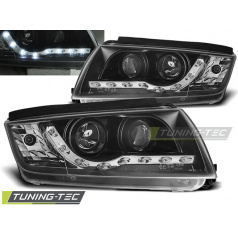 Skoda Fabia I 12.1999–08 Tageslichtschwarze klare Vorderlichter