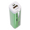 POWER BANK 2600mA + 30cm Kabel, grün