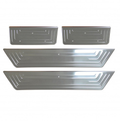 Polierte Innenschweller aus Edelstahl Omtec VW Transporter T5, T6 4 Stk