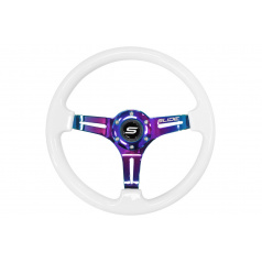 Lenkrad SLIDE 350mm Offset:30mm NeoChrome Holz Weiß