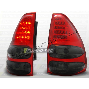 TOYOTA LAND CRUISER 120 2003-09 REAR LED LAMPS RED SMOKE TOYOTA LAND CRUISER 120 2003-09 REAR LED LAMPS RED SMOKE