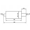 Sportauspuff TurboWorks ovale Spitze 3