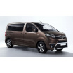 Edelstahlabdeckung – schwarzer Schwellenschutz für die hintere Stoßstange Toyota Proace Verso II 2016+