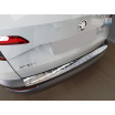 Schutzblech der hinteren Stoßstange Škoda Karoq Edelstahl schwarz glänzend