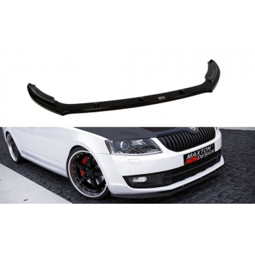 Spoiler unter der vorderen Stoßstange ver.2 für Škoda Octavia Mk3, Maxton Design (ABS-Kunststoff ohne Oberflächenbehandlung) Spoiler unter der vorderen Stoßstange ver.2 für Škoda Octavia Mk3, Maxton Design (ABS-Kunststoff ohne Oberflächenbehandlung)