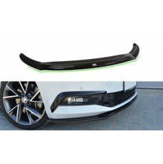 Spoiler unter der vorderen Stoßstange ver.2 für Škoda Superb Mk3, Maxton Design (ABS-Kunststoff ohne Oberflächenbehandlung)