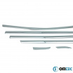 Fensterverkleidung aus Edelstahl Omtec Renault Clio IV 2012-18 8 Stück HTB
