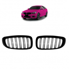 BMW 3 F34 Doppelrippen-Grill Glänzend Schwarz