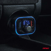 FM-Autotransmitter 2×USB-A 1×USB-C microSD 12V 24V AMIO-04652