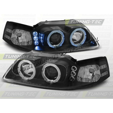 FORD MUSTANG 1999–04 ANGEL EYES SCHWARZE VORDERE KLARE LICHTER