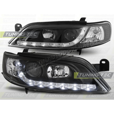 OPEL VECTRA B 1999–02 FRONT CLEAR LIGHTS DAYLIGHT LED BLACKVehicle Parts & Accessories, Car Parts, External Lights & Indicators!