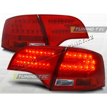 AUDI A4 (B7) AVANT 2004–08 LED-HECKLEUCHTEN ROT WEISS AUDI A4 (B7) AVANT 2004–08 LED-HECKLEUCHTEN ROT WEISS