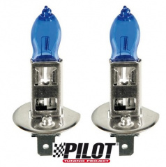 H1 100W Pilot Xenium Race-Glühbirnen – 2 Stück + 2 zusätzliche Parklampen