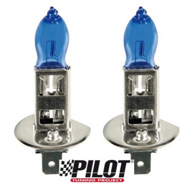 H1 100W Pilot Xenium Race-Glühbirnen – 2 Stück + 2 zusätzliche Parklampen