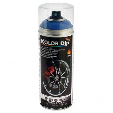 KOLOR DIP Bremslack, Motorblau 400ml bis 700 °C KOLOR DIP Bremslack, Motorblau 400ml bis 700 °C