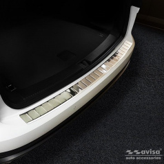 Edelstahlabdeckung - Schwellenschutz für die hintere Stoßstange Volkswagen Touareg III 2018+