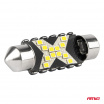 LED-Glühbirnen CANBUS 12SMD Festoon C5W 2016 36mm Weiß 12/24V AMiO-04236