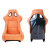 Sportstuhl SLIDE KS2 Premium Dunkelorange Velours & Moonlight Glitter