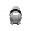 Endrohr 89mm Eingang 70mm Poliert