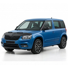 Schwarze Motorhaubenverkleidung für die Vorderseite Škoda Yeti