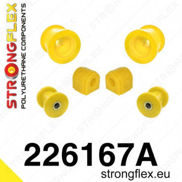 Audi TT 2007-... StrongFlex Sport Satz Silentblöcke nur für die Vorderachse 6-tlg Audi TT 2007-... StrongFlex Sport Satz Silentblöcke nur für die Vorderachse 6-tlg