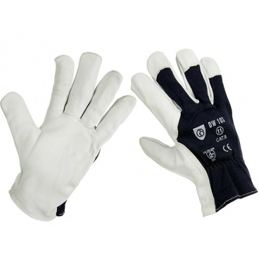 Größe der Arbeitshandschuhe aus echtem Leder 10