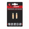 Sulfitbirnen Einparts CANBUS 12 SMD 4014 Girlande 36mm Weiß 12V