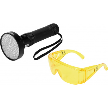 UV-Lampen-Set 100 LEDs + Brille UV-Lampen-Set 100 LEDs + Brille