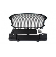 Grill Audi A4 B8 RS-Style Glänzend Schwarz PDC