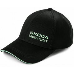 Originale Škoda Motorsport Kappe schwarz