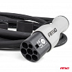 Kabel mit Stecker zum Laden von Elektrofahrzeugen EV 3P 22kW 5m AMIO-04972