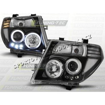 NISSAN NAVARA D40 2005 – ANGEL EYES SCHWARZE VORDERE KLARE LICHTER NISSAN NAVARA D40 2005 – ANGEL EYES SCHWARZE VORDERE KLARE LICHTER
