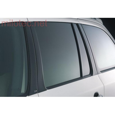 Milotec Türsäulenabdeckungen – ABS schwarz metallic, Škoda Octavia Combi Milotec Türsäulenabdeckungen – ABS schwarz metallic, Škoda Octavia Combi