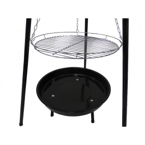 Runder Holzkohlegrill 52 cm mit Stativ Runder Holzkohlegrill 52 cm mit Stativ