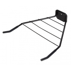 Wandmontierter Fahrradhalter mit Gitter