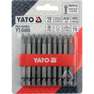 BIT-Satz 10 Stück PH2x75 BIT-Satz 10 Stück PH2x75