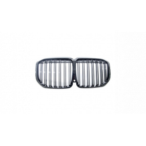 BMW X7 G07 Grill Doppelrippen Glanzschwarz BMW X7 G07 Grill Doppelrippen Glanzschwarz