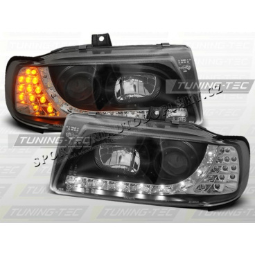 SEAT IBIZA/CORDOBA 1993–99 KLARES VORDERE LICHTER, TAGESLICHT-LED, SCHWARZ SEAT IBIZA/CORDOBA 1993–99 KLARES VORDERE LICHTER, TAGESLICHT-LED, SCHWARZ
