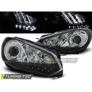 VW Golf 6 10.2008 – klare Frontleuchten, Tageslichtschwarz VW Golf 6 10.2008 – klare Frontleuchten, Tageslichtschwarz