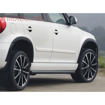 Kotflügelkanten, ABS schwarz metallic – Škoda Yeti Facelift City